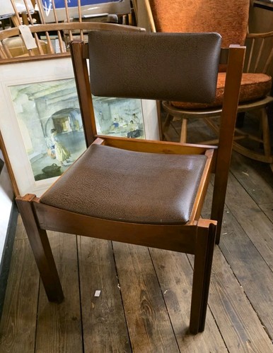Vintage teak chapel chair - vintage,