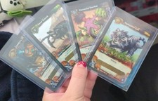 x4 Wow Tcg Code Cards Unused Nightsaber Cub Throwing Starfish Sand Scarab Landro