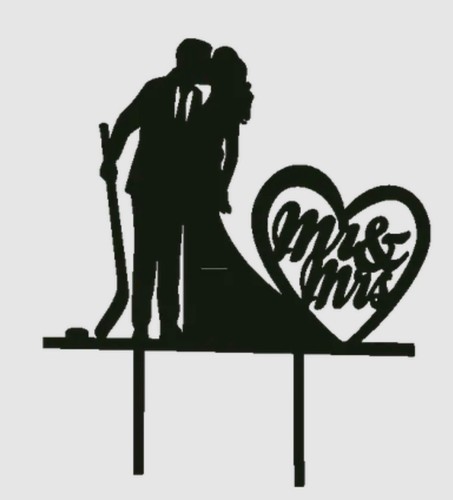 Themed wedding cake toppers