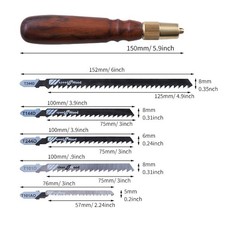Model Craft Hand Saw Kit Mini Hand Saw And 5 Blades For Woodworking Handcraft