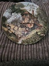 Coalport Bone China Plate “the Old Mill” By Robert Hersey