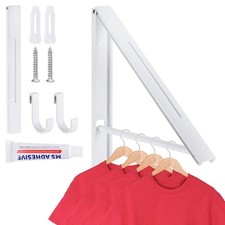 Retractable Clothes Rack Wall