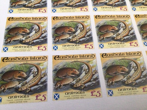 Easdale island animals - island, £5