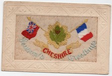 WW1 Patriotic Embroidered SILK