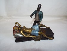 Erotic Austrian cold painted bronze after Franz Bergman.