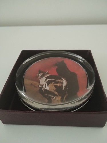 Vintage cat paperweight - vintage,