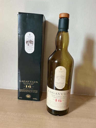 Empty lagavulin islay - lagavulin, single