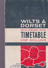 WILTS & DORSET BUS TIMETABLE