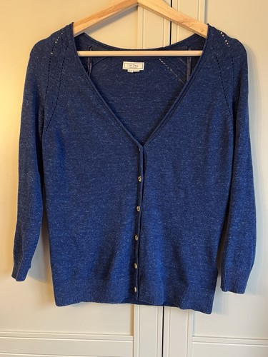 Fat face navy cardigan - fat,