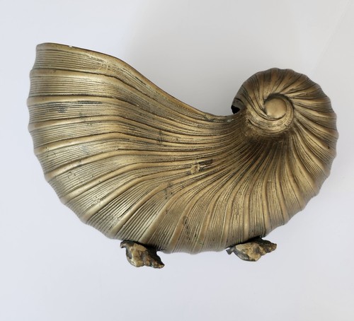Vintage deco heavy nautilus - heavy,