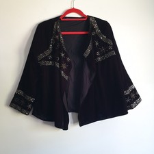 Zara velvet jacket size - velvet,