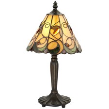 Tiffany Glass Table Lamp Light