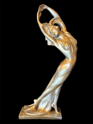 Art deco style figurine - art,