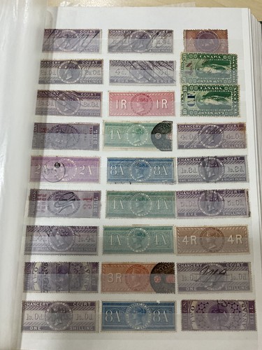 World stamps fiscal - gb, stamps.