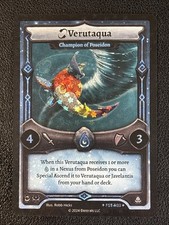 FST-R03 Verutaqua - Champion of Poseidon - STELLAR RARE - Elestrals Firestorm