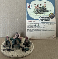 Dust Tactics 1947 Studio, Premium Mercenary Heavy Machinegun Squad, crew w/SMG