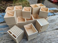 20 Wooden potato boxes 1:32