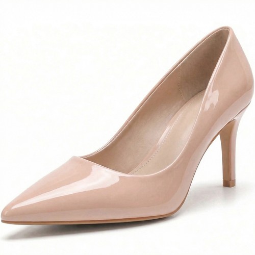 Women low heel court shoes - heel,