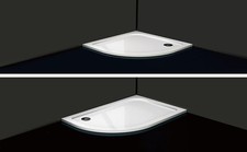 Quadrant white stone shower - quadrant,