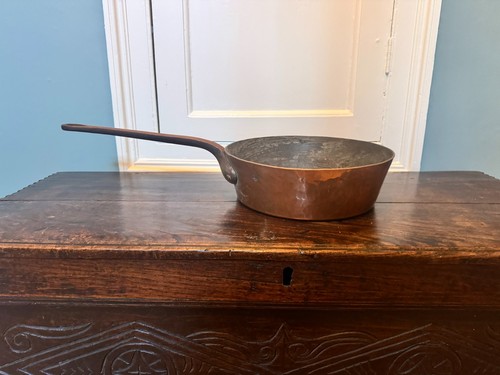 Large brass antique - antique, pan