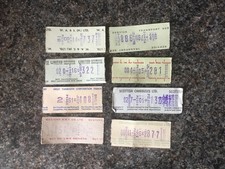 Vintage Setright Speed Bus Tickets U.K 8 Various Operators see pics SMT United +