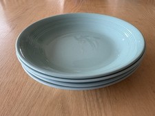 Beryl Woods Ware Green Bowls 19cm Dia x 4