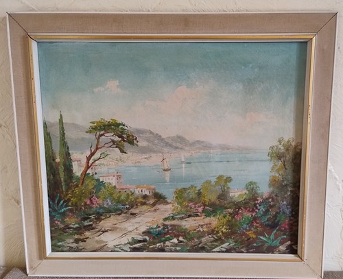 Large vintage original framed - vintage,