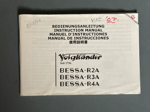 Voigtlander bessa r2a - voigtlander, r3a