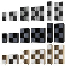 Cube Bookcase Wooden Door