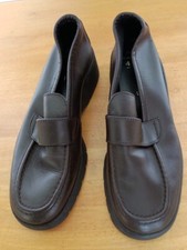 New Marks and Spencer Footglove Dark Brown Ladies Wedge Heel   Shoe Size 4