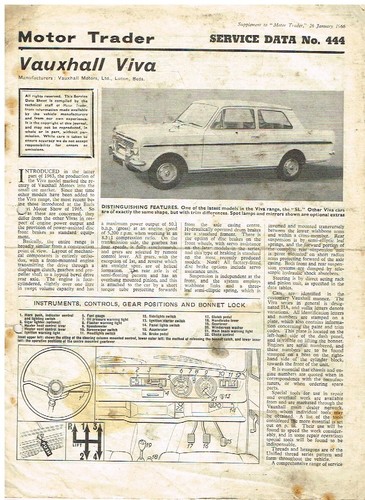 Vauxhall viva series saloon - vauxhall,