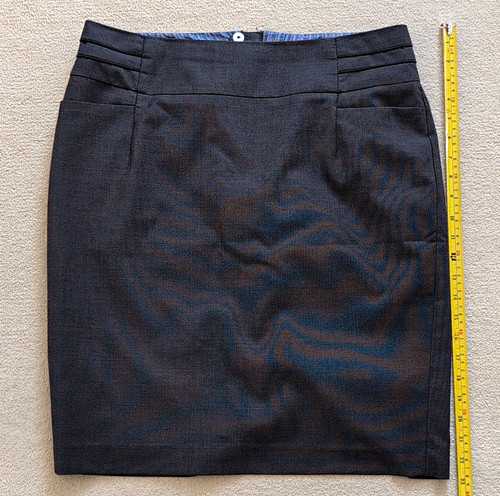 Next dark grey pencil - skirt, uk