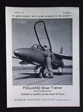 Original 1960 Advert Folland