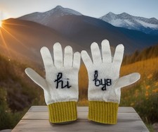 Donna Wilson gloves Hi Bye New