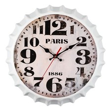 Beer Cap Wall Clock 14 Inch