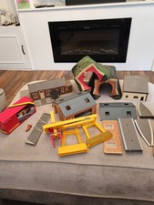Joblot Of Model Railway Spare Parts Building Signs Tunnels Sold As Seen