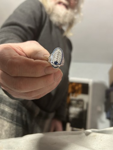 White metal and - and, crystal