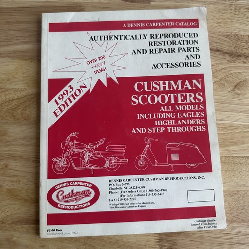 Cushman scooters parts catalog - cushman,