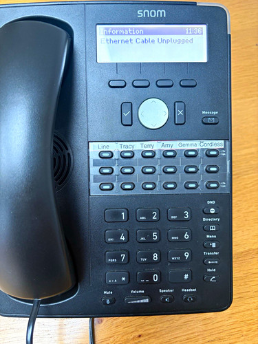 Snom d725 corded voip - d725, desk