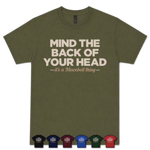 Mind the back your - back, head
