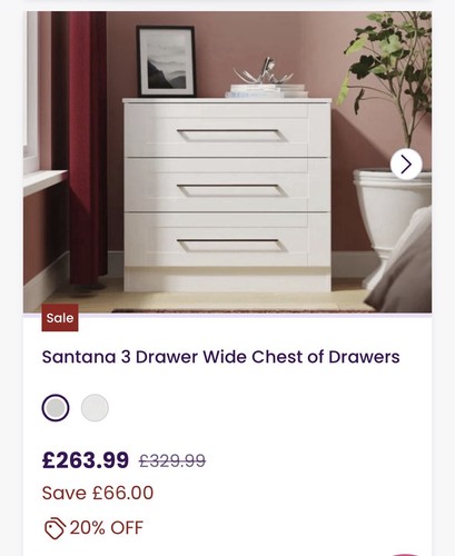 Santana drawer chest of - santana,