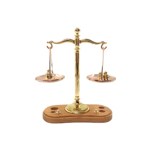 Antique iron miniature balance - miniature,