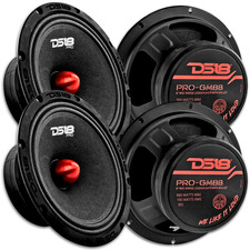 4x 8" Midrange Bullet Speakers