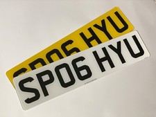 Short 7 digit pair road legal Number Plates 100% MOT Compliant free post