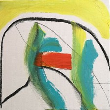 ABSTRACT PAINTING 38 SIGNED