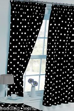 POLKA DOT BLACK WHITE MODERN