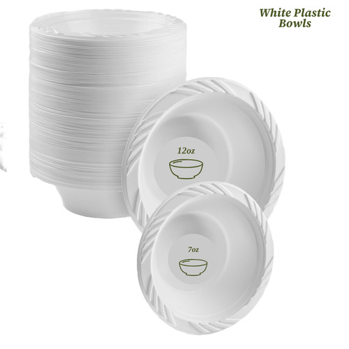 Plastic bowl dessert - plastic,