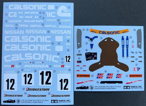 Tamiya decals for 24 - for, 1/24