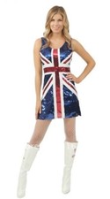BLUE UNION JACK ENGLAND BLING