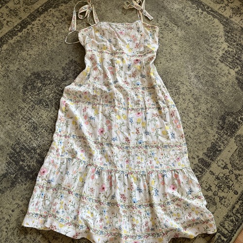 Cream pastel ditsy floral - f&f,
